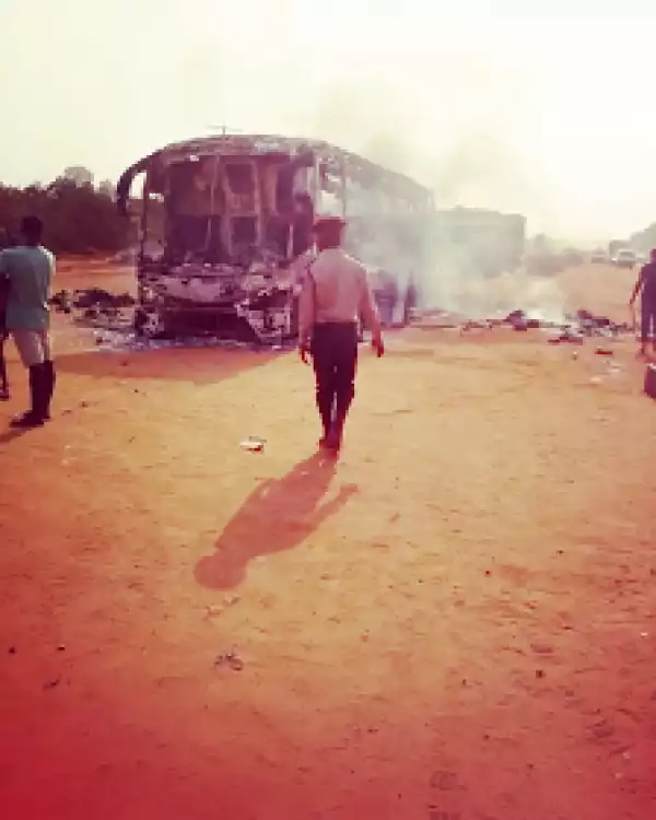 Photos: Passengers escape death as fire consumes Young Shall Grow Luxurious
